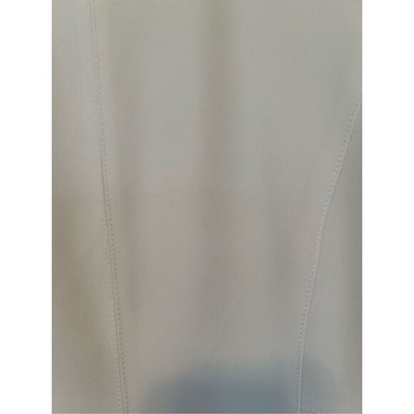 Theory Sleeveless Peplum Top In White Size Small - Picture 6 of 7